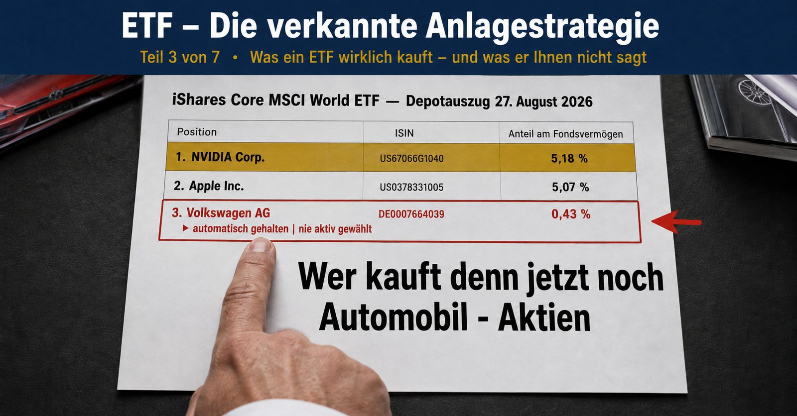 Ein ETF kauft nicht die Besten. Er kauft die Gr&ouml;&szlig;ten.